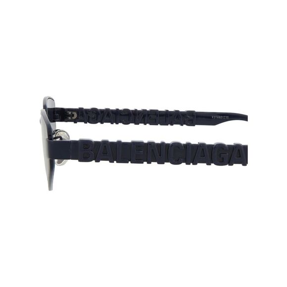 Balenciaga Cat Eye-Frame Metal Sunglasses Blue Unisex-Adult - Picture 4 of 6